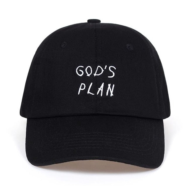 100% Cotton GOD'S PLAN Dad Hat Aubrey Drake Hit Singles Snapbacks Unisex Baseball Caps Concert Hat Hip Hop Rapper Women Men