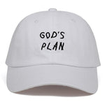 100% Cotton GOD'S PLAN Dad Hat Aubrey Drake Hit Singles Snapbacks Unisex Baseball Caps Concert Hat Hip Hop Rapper Women Men