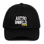 TOUR 100% Cotton ASTROWORLD Baseball Caps Travis Scott Unisex TOUR Astroworld Dad Hat Cap High Quality Embroidery Man Women Hat