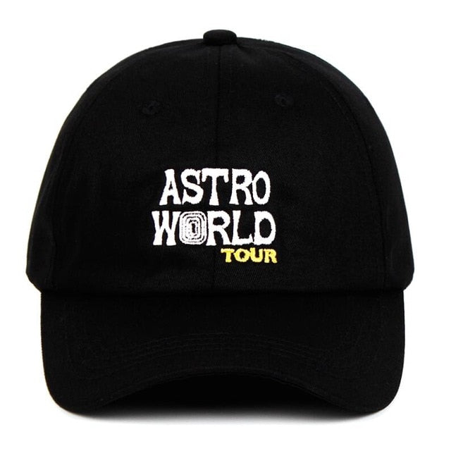 TOUR 100% Cotton ASTROWORLD Baseball Caps Travis Scott Unisex TOUR Astroworld Dad Hat Cap High Quality Embroidery Man Women Hat